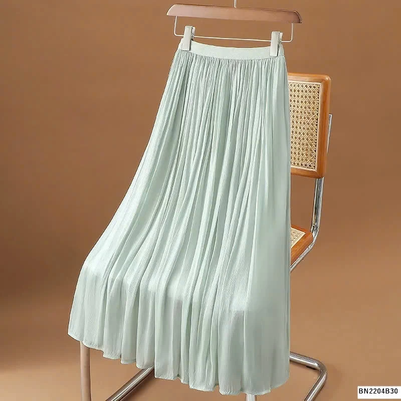 CHÂN VÁY LỤA BASIC