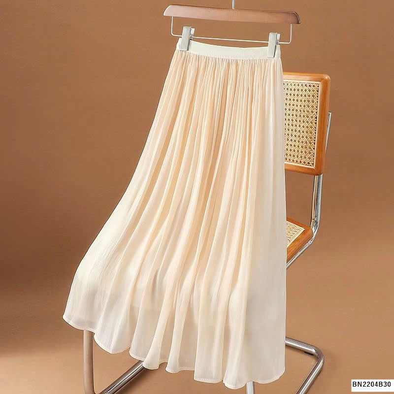 CHÂN VÁY LỤA BASIC