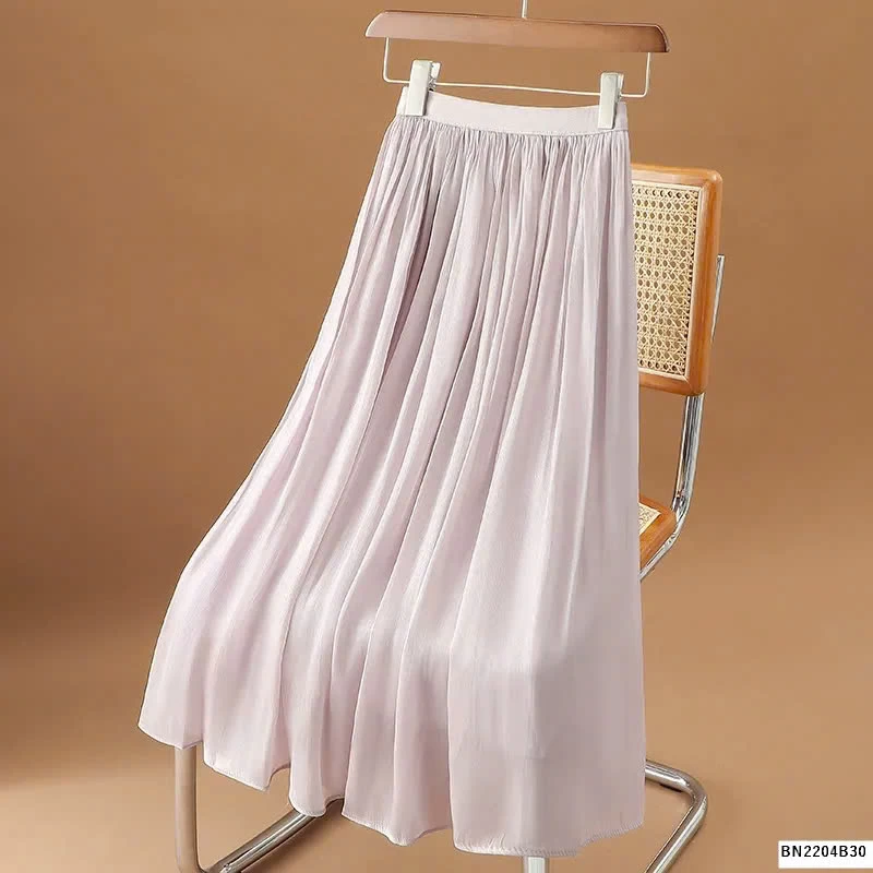 CHÂN VÁY LỤA BASIC