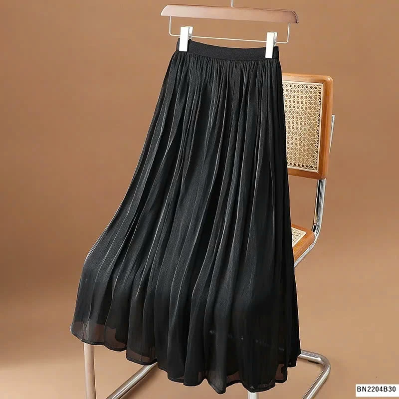 CHÂN VÁY LỤA BASIC