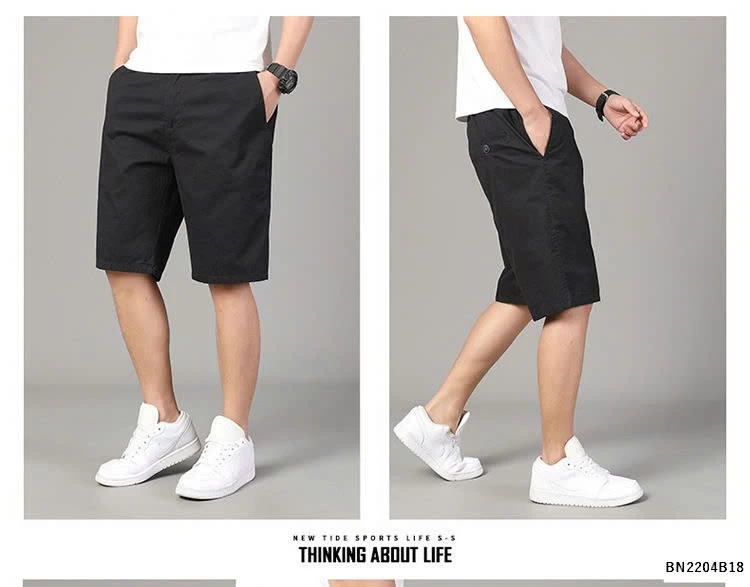 QUẦN SHORT NAM TRƠN MÀU