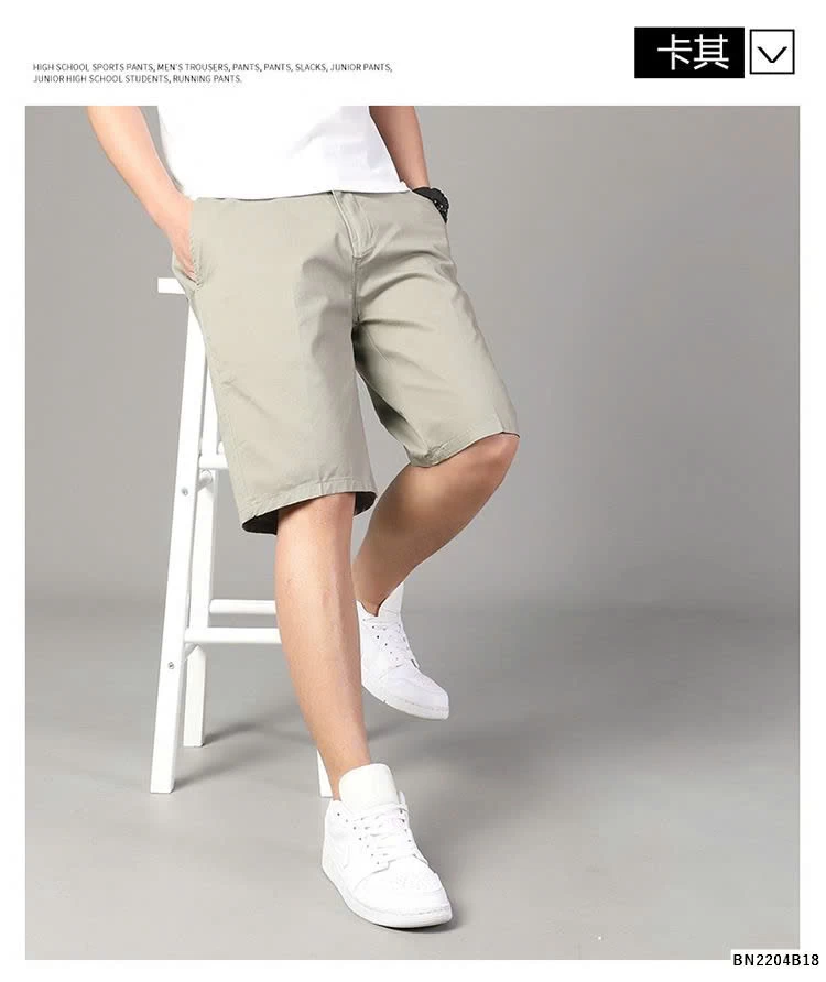 QUẦN SHORT NAM TRƠN MÀU