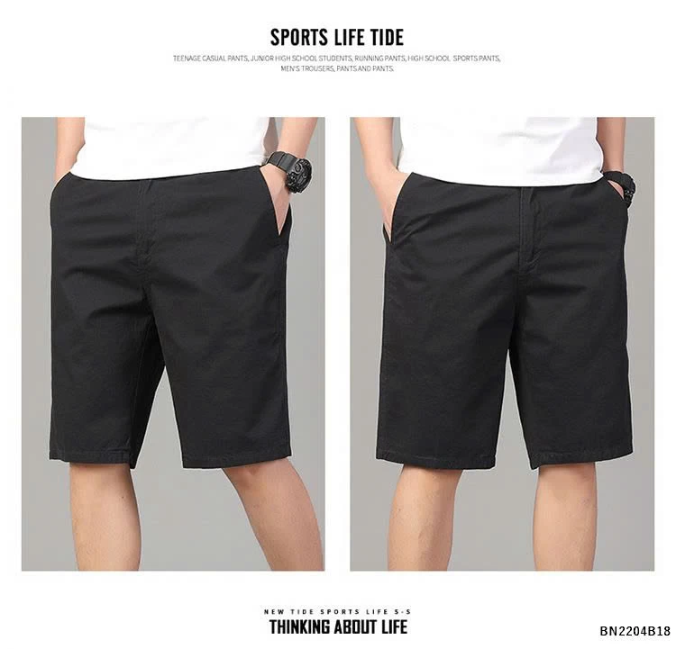 QUẦN SHORT NAM TRƠN MÀU