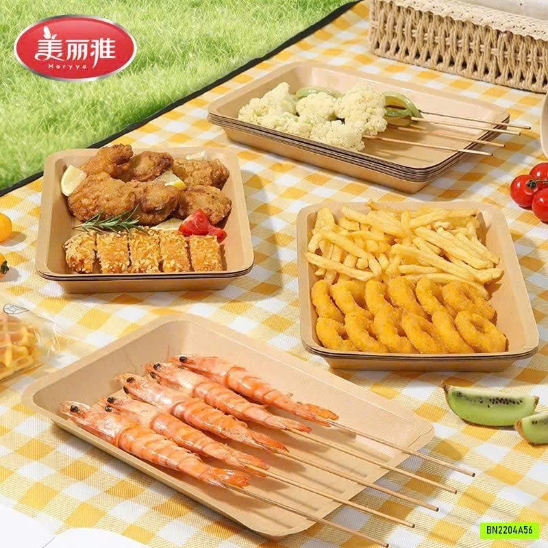 COMBO 20 ĐĨA ĂN BẰNG GIẤY KRAFT