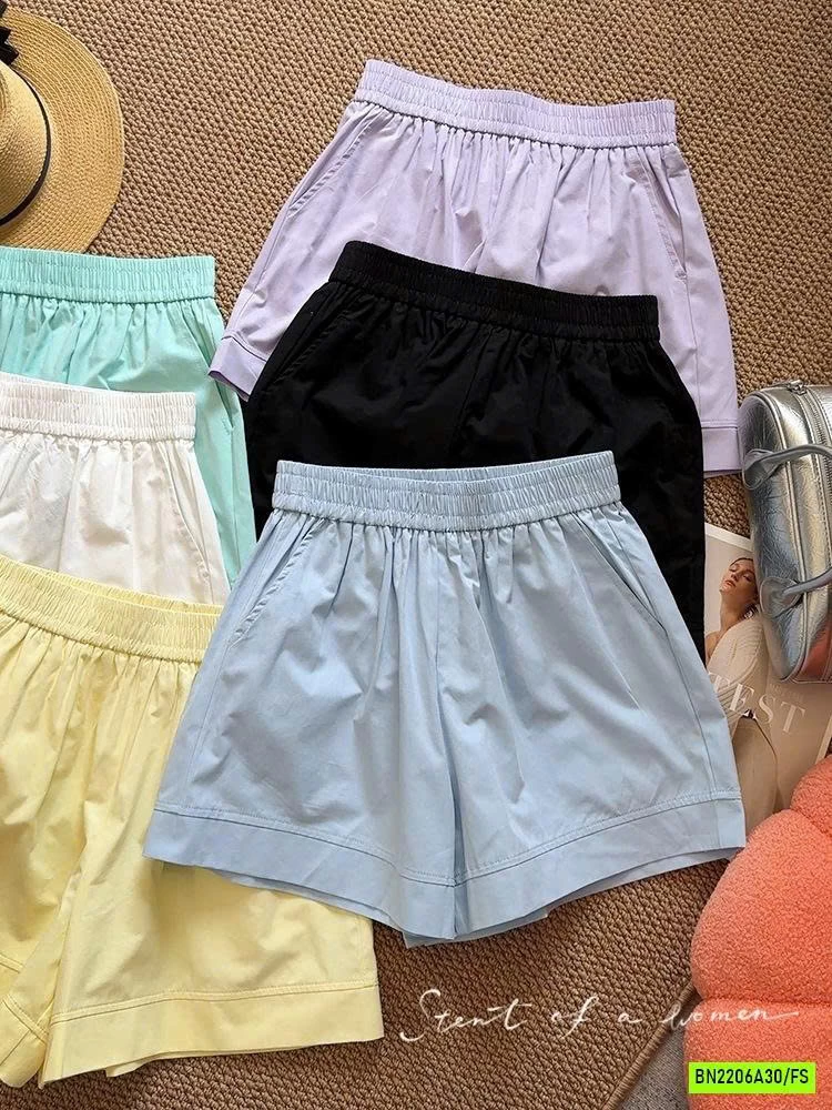 SHORT THÔ MỀM CẠP CHUN BẢN TO ANNA