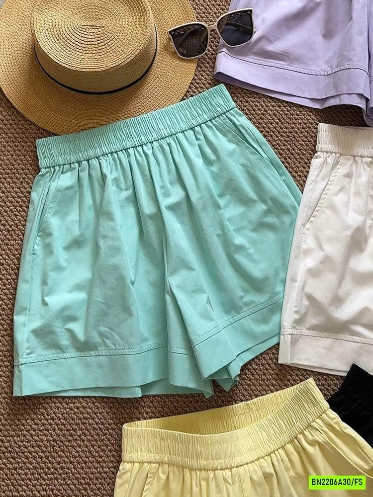 SHORT THÔ MỀM CẠP CHUN BẢN TO ANNA
