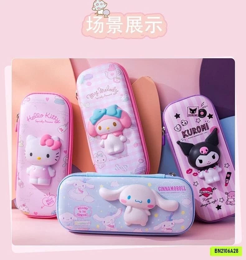 HỘP BÚT SANRIO 3D XỊN SÒ