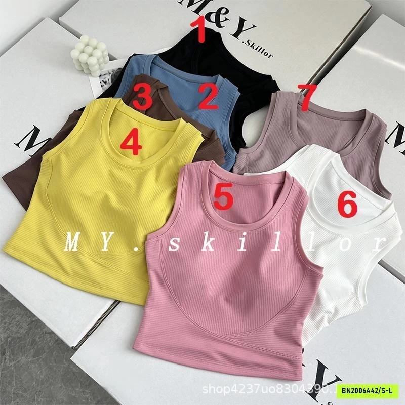 ÁO TẬP LULU SÁT NÁCH KÈM BRA