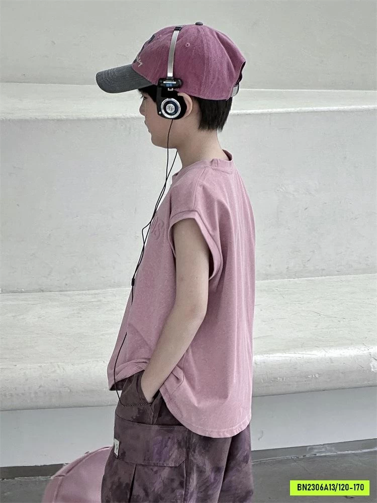 TANKTOP HỒNG CHỮ NỔI