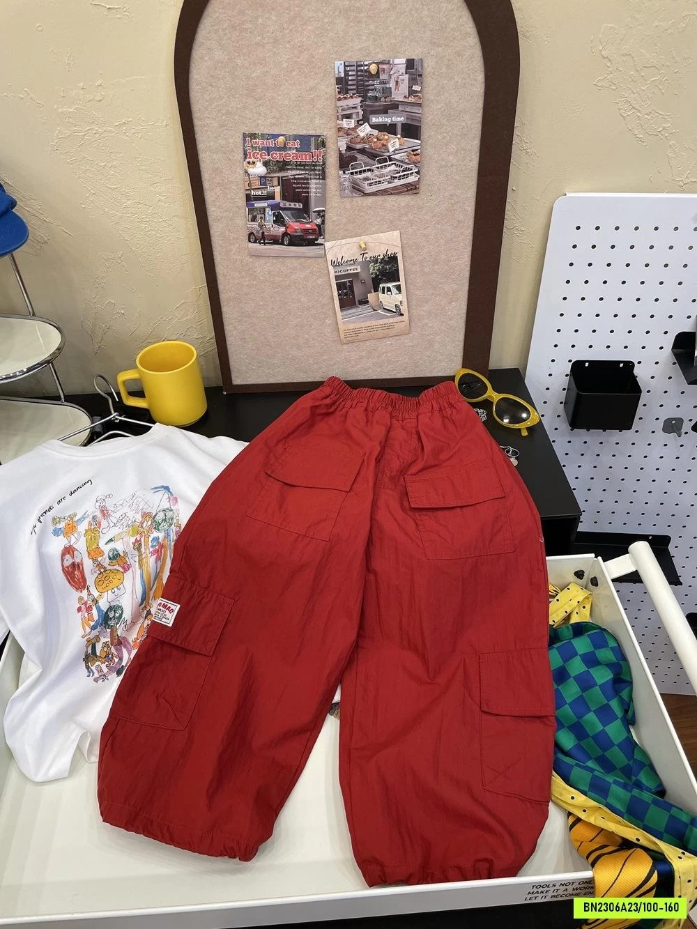 ÁO THUN SẮC MÀU MIX JOGGER GIÓ ĐỎ