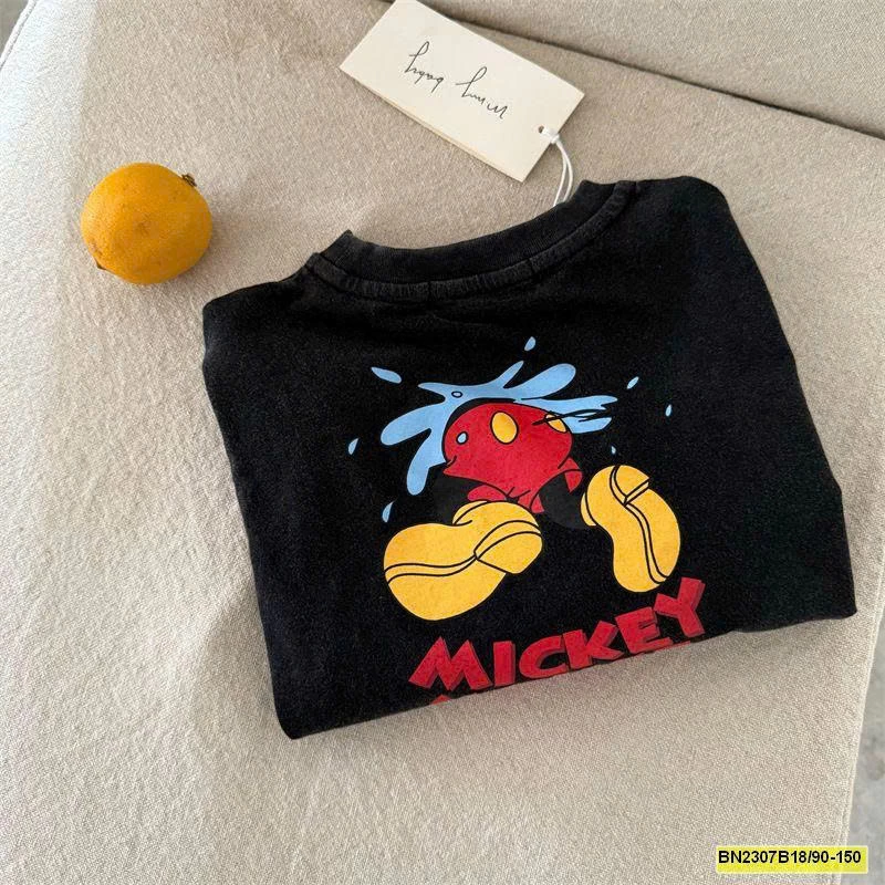 ÁO THUN MICKEY ĐEN 2025