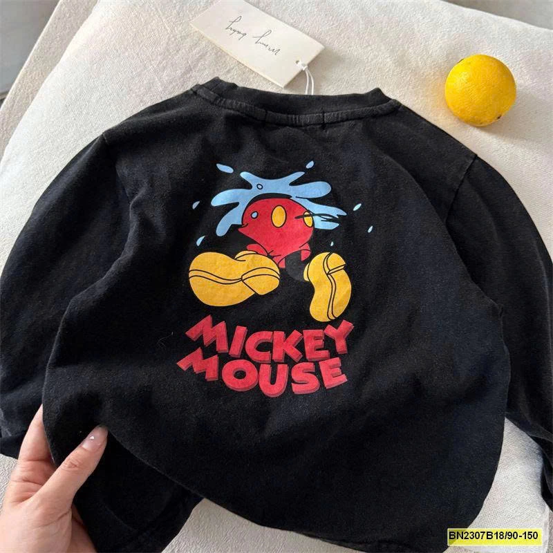 ÁO THUN MICKEY ĐEN 2025