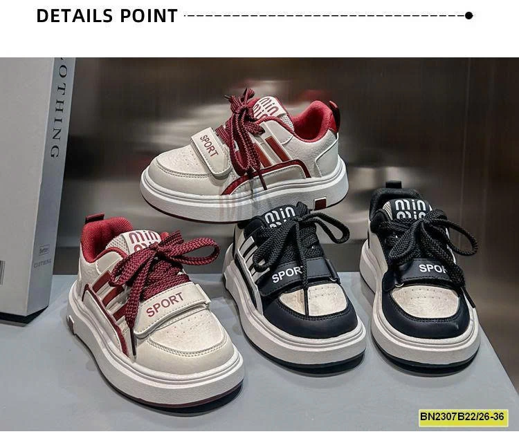 GIẦY THỂ THAO BÉ TRAI ĐỘN ĐẾ