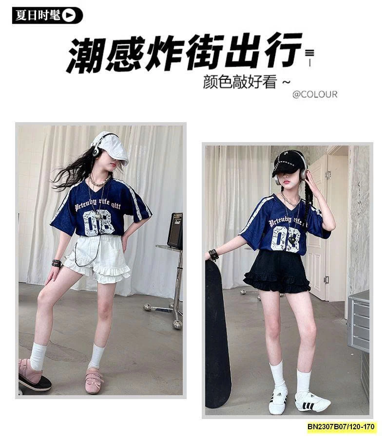 SÉT ÁO THUN THỂ THAO SỐ 08 MIX QUẦN SHORT VIỀN BÈO