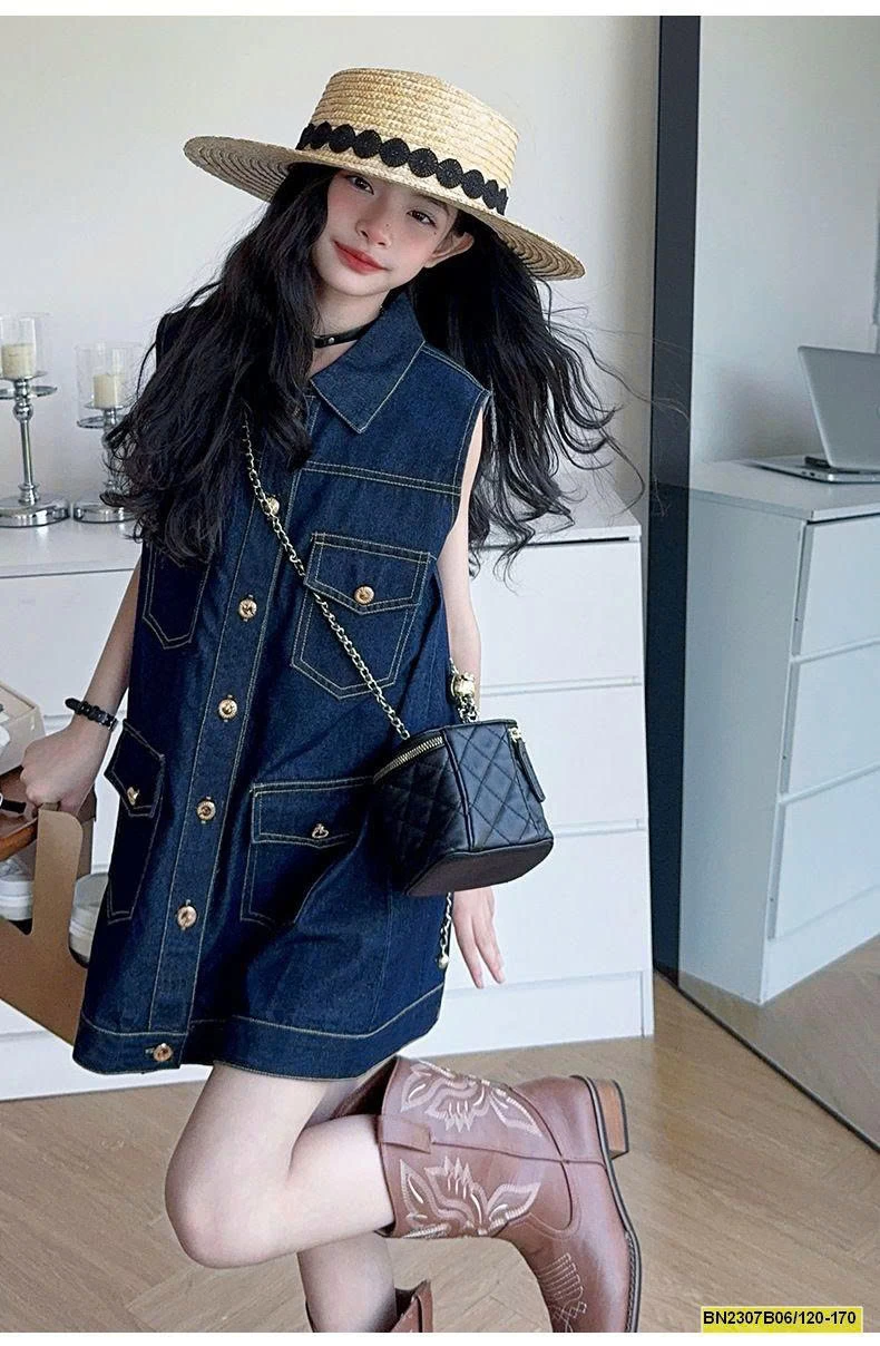 ĐẦM JEAN CÁ TÍNH