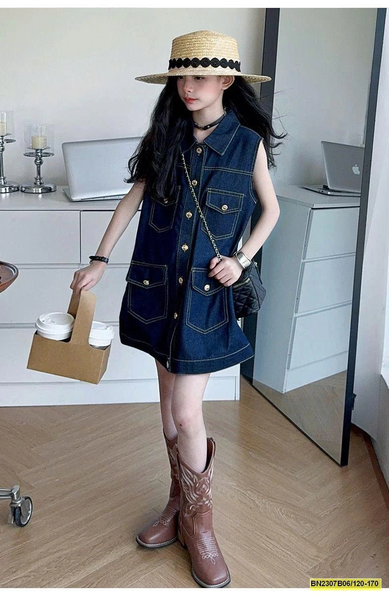 ĐẦM JEAN CÁ TÍNH