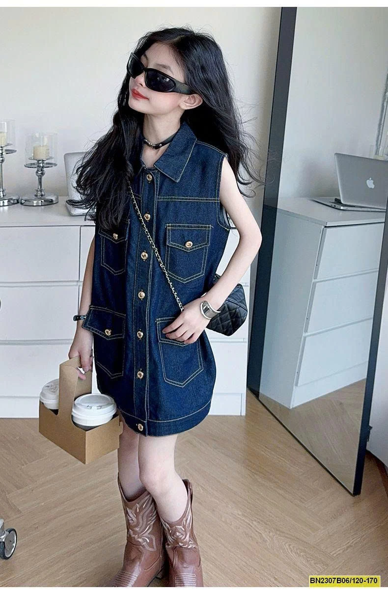 ĐẦM JEAN CÁ TÍNH