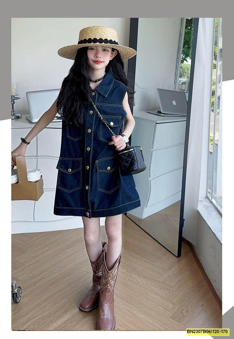 ĐẦM JEAN CÁ TÍNH