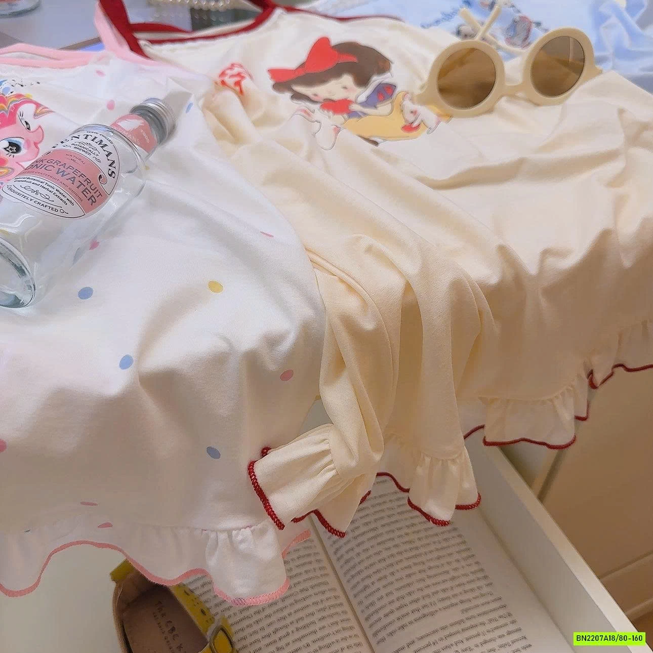 ĐẦM NGỦ THUN LẠNH 2 DÂY DỄ THƯƠNG