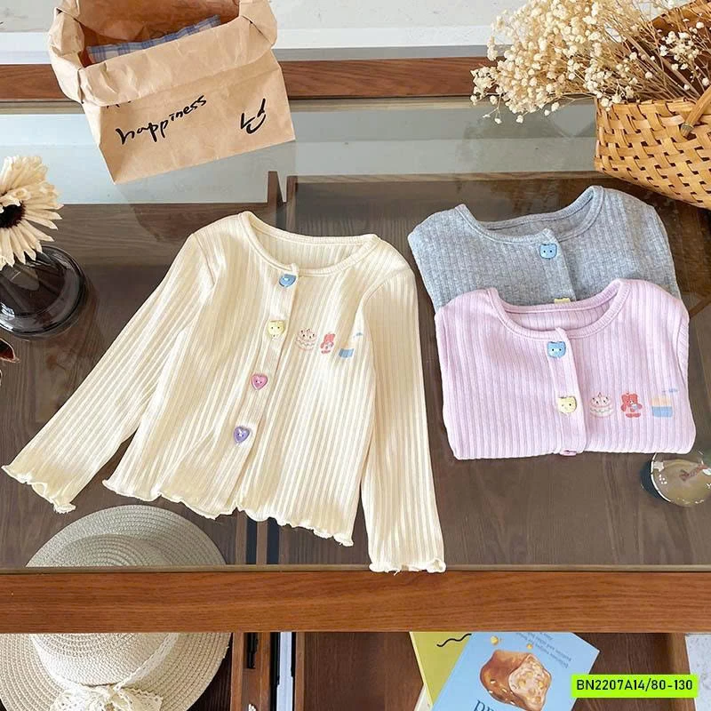 CARDIGAN CÚC GẤU SẮC MÀU