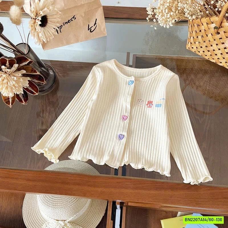 CARDIGAN CÚC GẤU SẮC MÀU