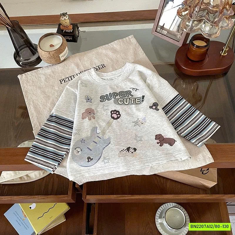 ÁO THUN GIẢ 2 LỚP CÂY ĐÀN