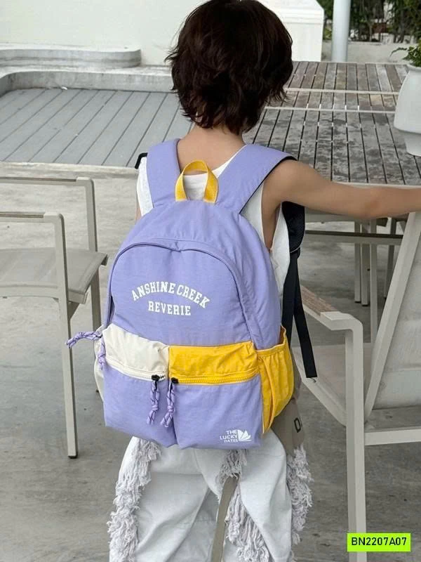 BALO VẢI GIÓ PHỐI MÀU