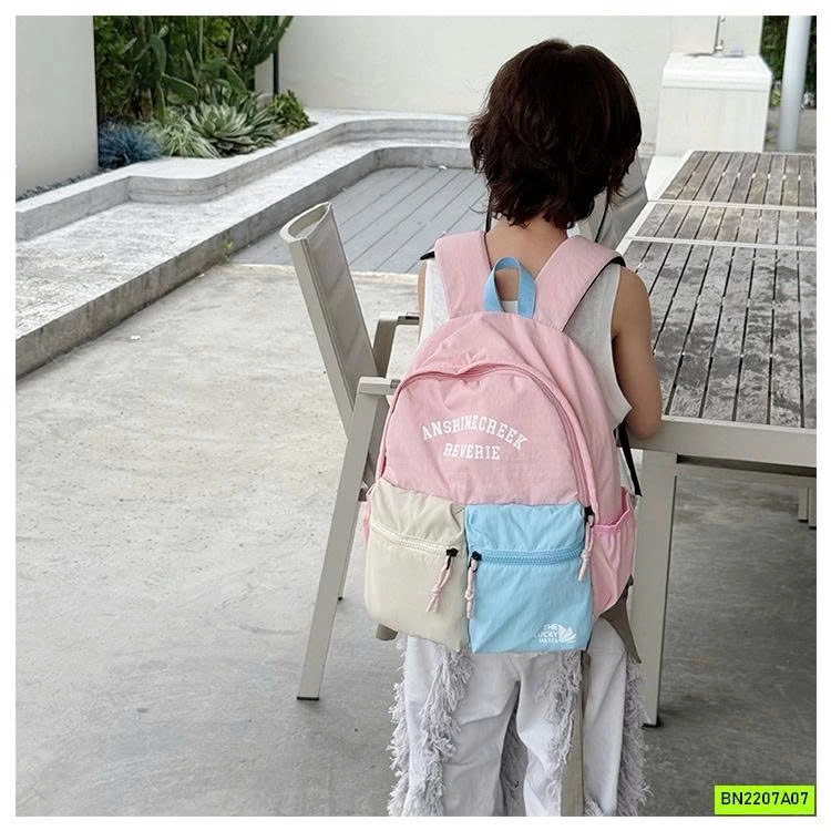 BALO VẢI GIÓ PHỐI MÀU