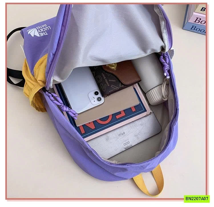 BALO VẢI GIÓ PHỐI MÀU