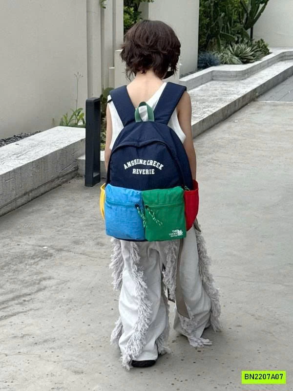 BALO VẢI GIÓ PHỐI MÀU