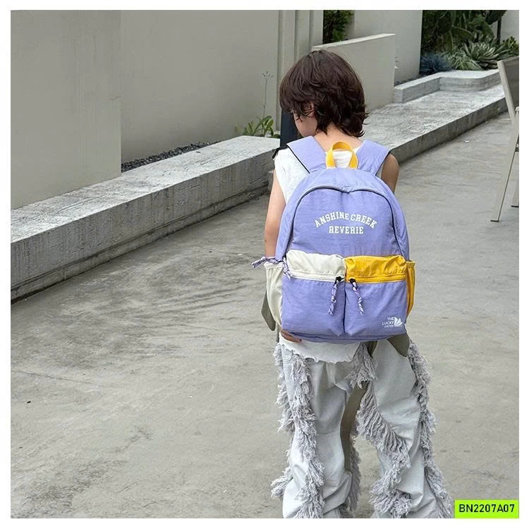 BALO VẢI GIÓ PHỐI MÀU