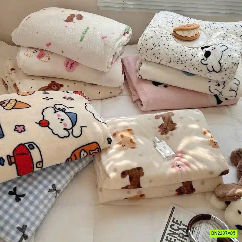 CHĂN NHUNG SỮA MỀM ẤM SIÊU XINH