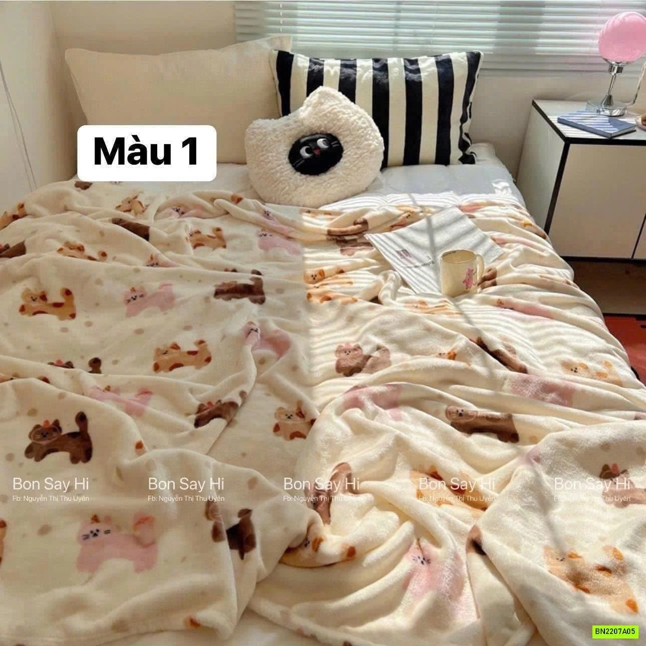 CHĂN NHUNG SỮA MỀM ẤM SIÊU XINH