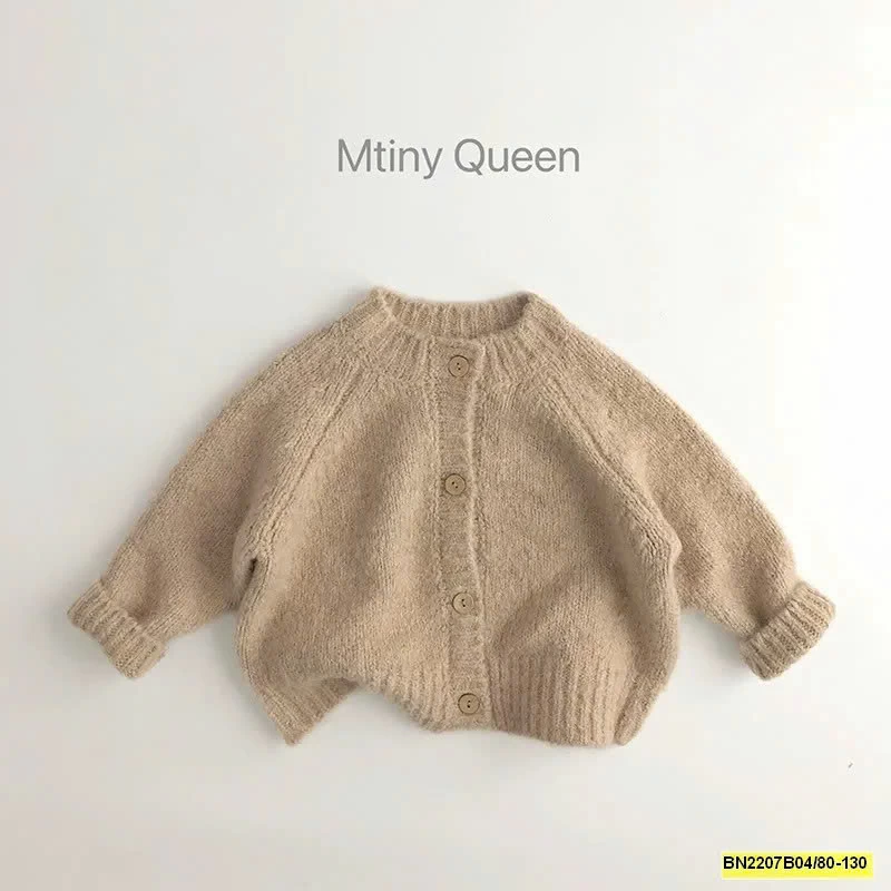 ÁO KHOÁC LEN TRƠN HÀN QUỐC   MTINYQUEEEN