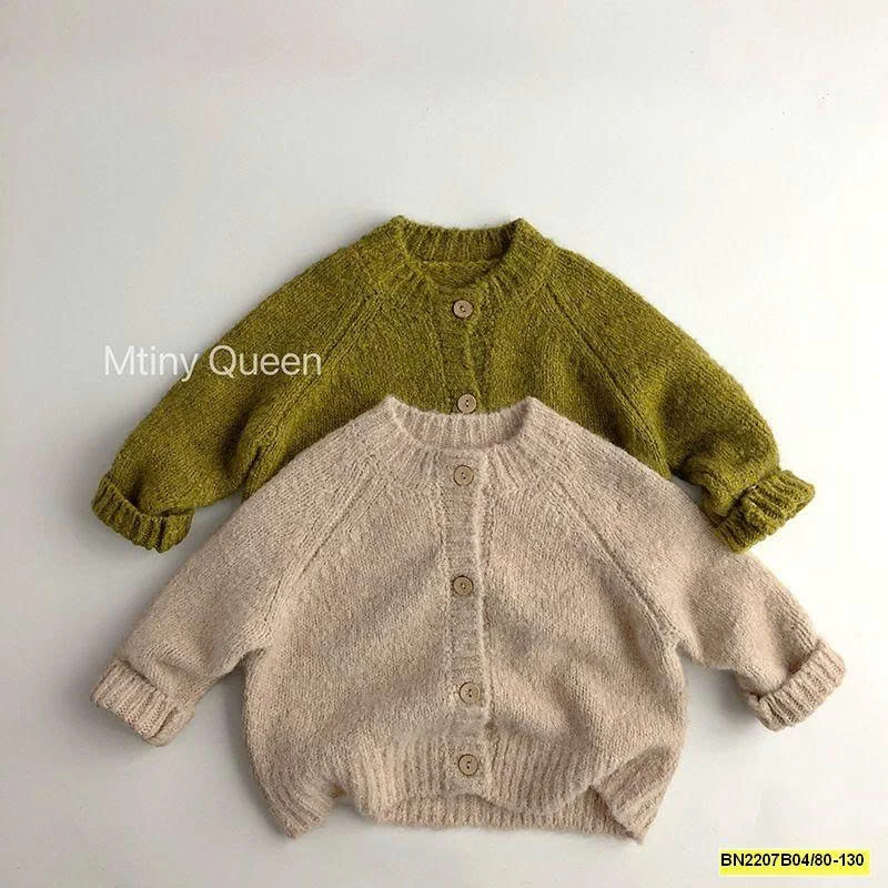 ÁO KHOÁC LEN TRƠN HÀN QUỐC   MTINYQUEEEN