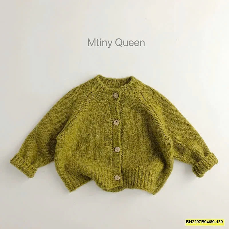 ÁO KHOÁC LEN TRƠN HÀN QUỐC   MTINYQUEEEN