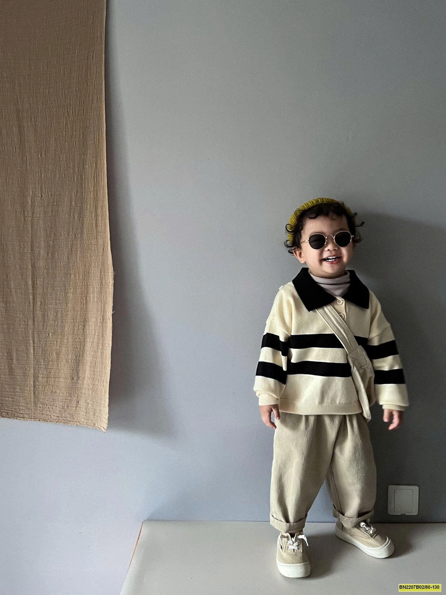 ÁO LEN CỔ POLO DÀI TAY  MTINYQUEEEN