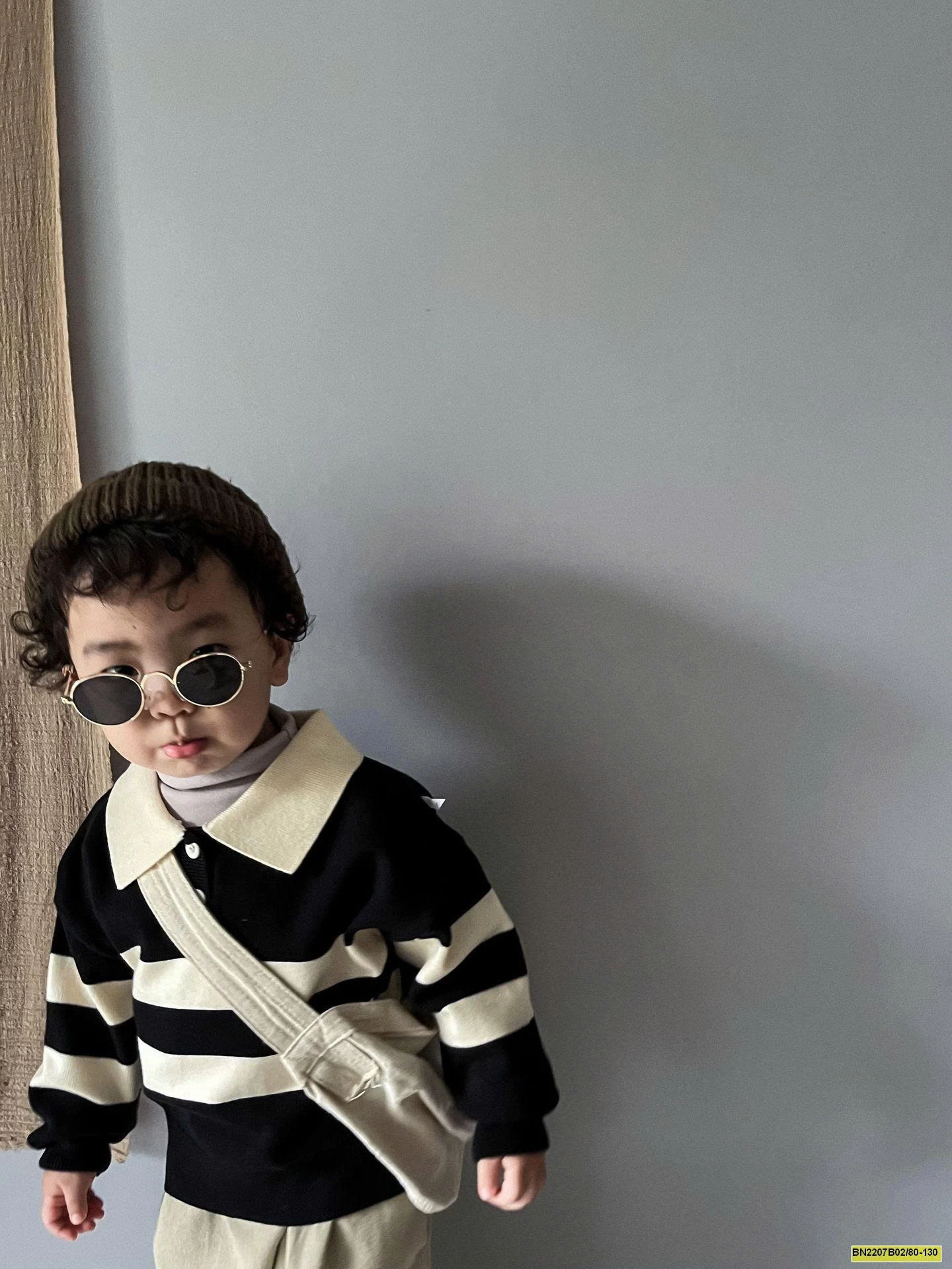 ÁO LEN CỔ POLO DÀI TAY  MTINYQUEEEN