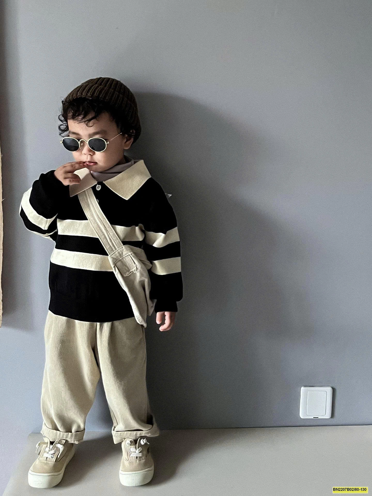 ÁO LEN CỔ POLO DÀI TAY  MTINYQUEEEN