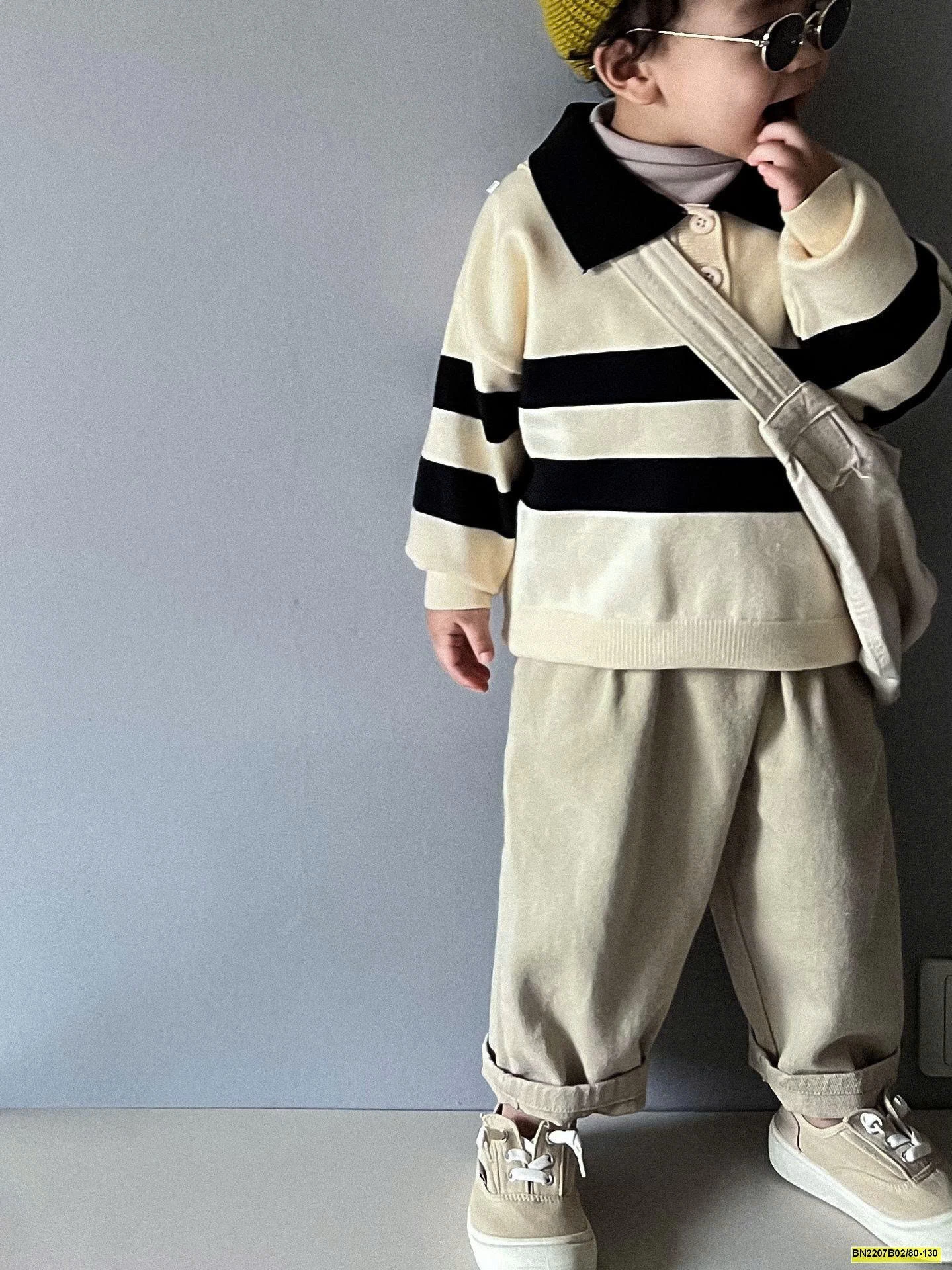 ÁO LEN CỔ POLO DÀI TAY  MTINYQUEEEN