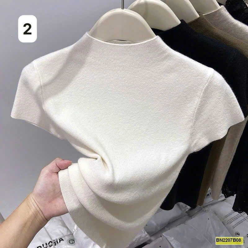 ÁO MONTOGHI CỔ LỌ