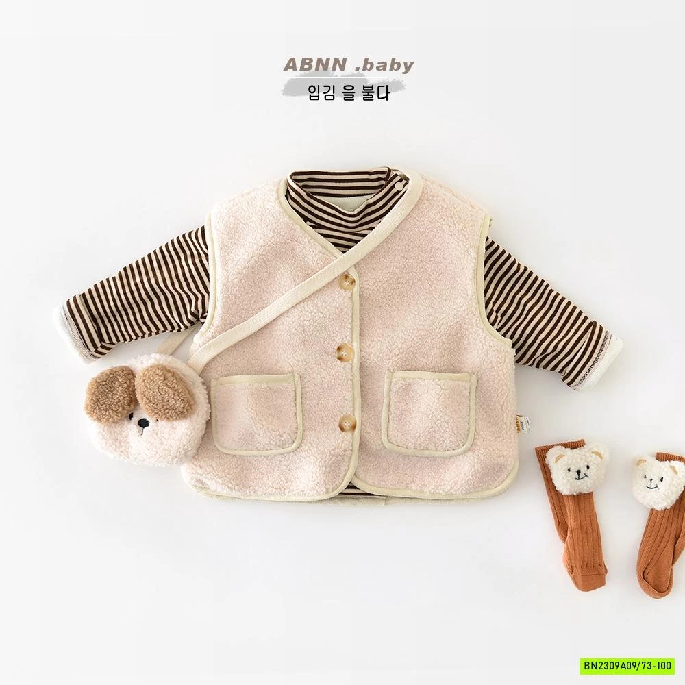 KHOÁC GILE LÔNG CỪU KÈM TÚI