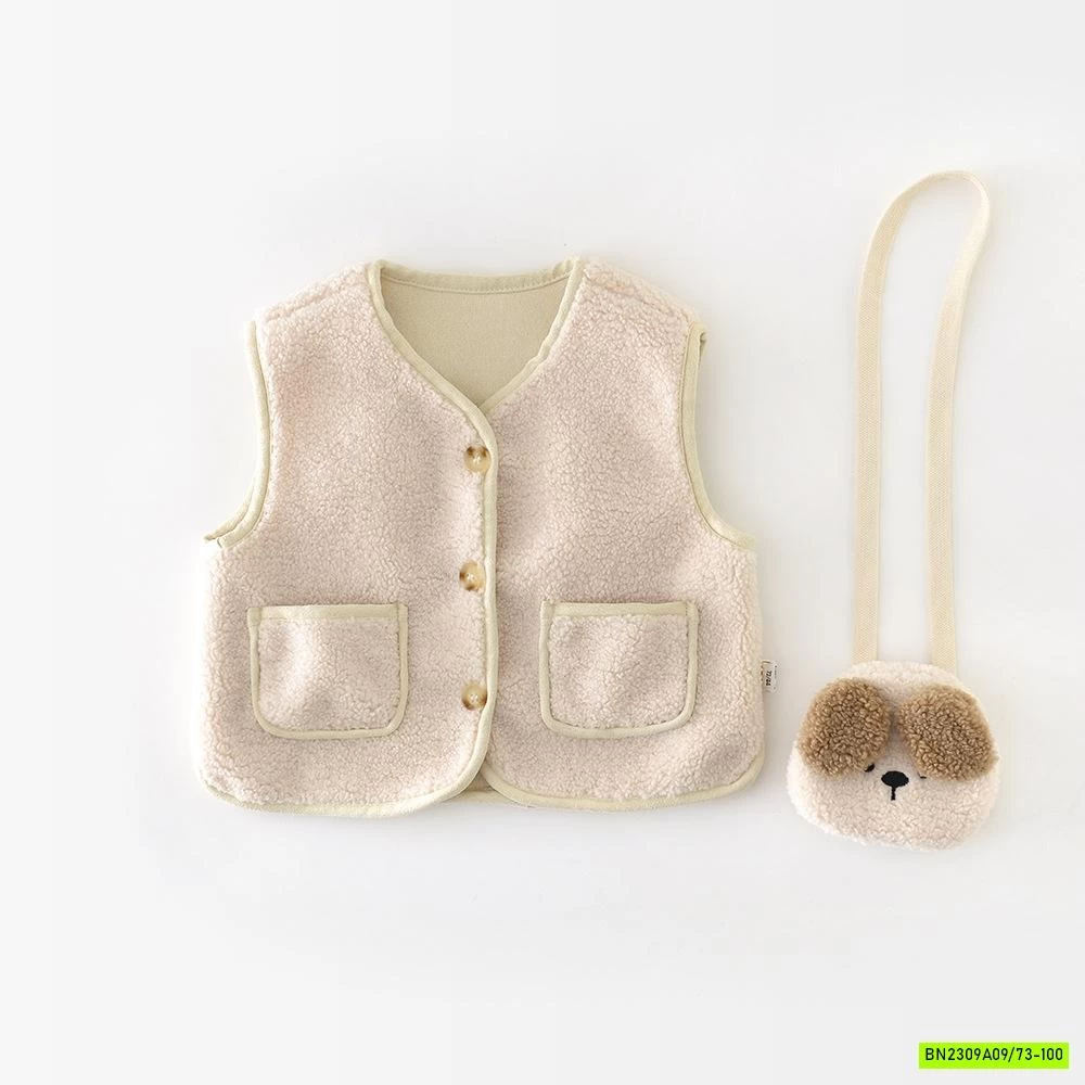 KHOÁC GILE LÔNG CỪU KÈM TÚI