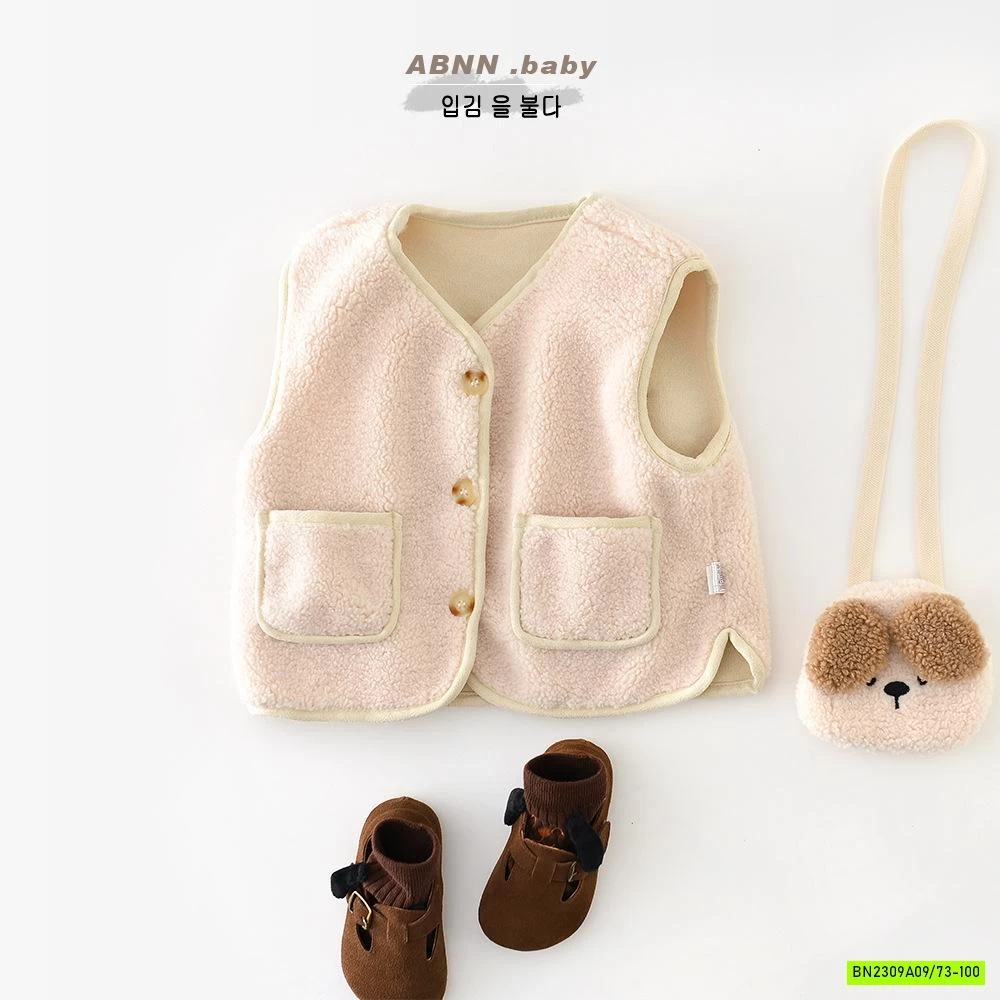 KHOÁC GILE LÔNG CỪU KÈM TÚI