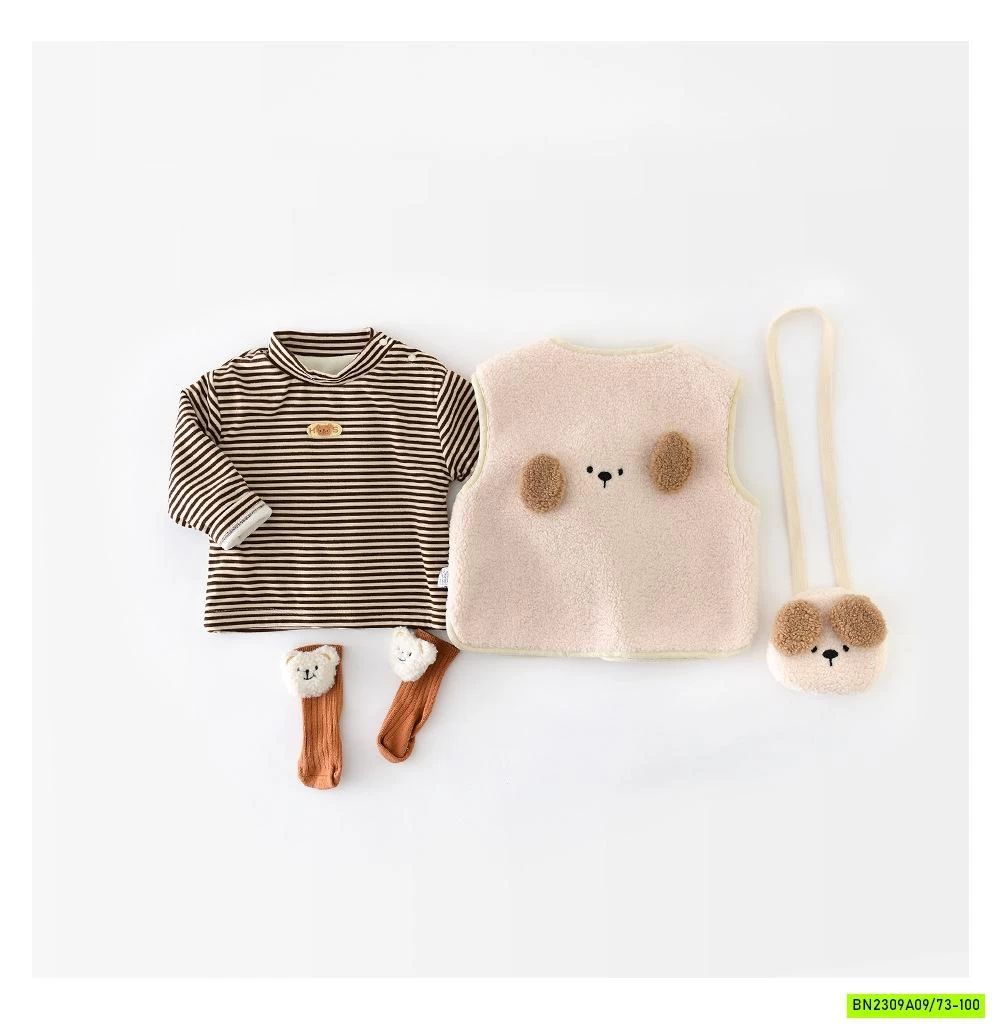 KHOÁC GILE LÔNG CỪU KÈM TÚI