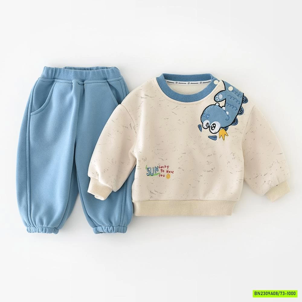 BỘ NỈ KHỦNG LONG LÓT LÔNG