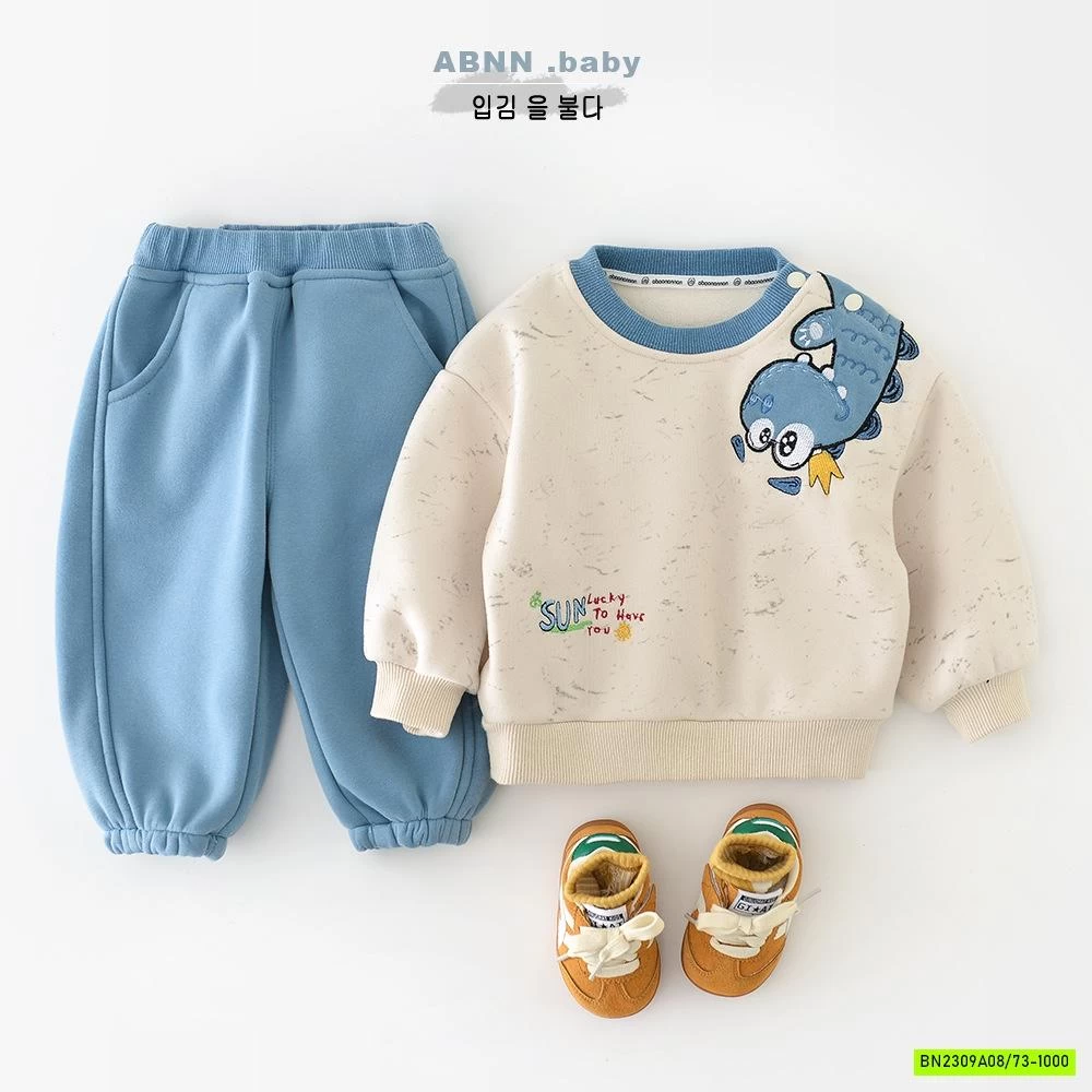 BỘ NỈ KHỦNG LONG LÓT LÔNG