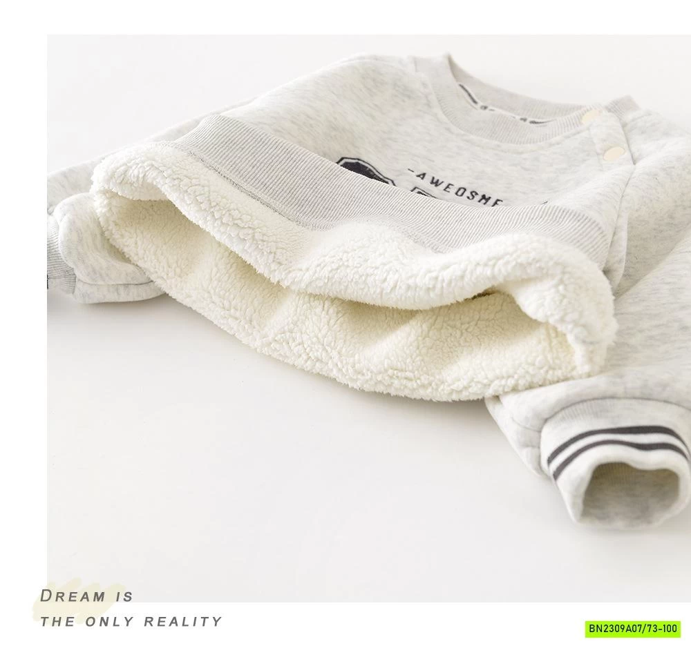 BỘ NỈ LÓT LÔNG CỪU ABNNKIDS