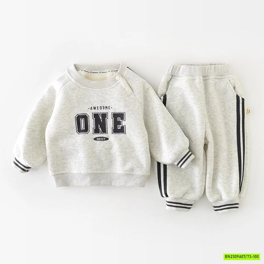 BỘ NỈ LÓT LÔNG CỪU ABNNKIDS