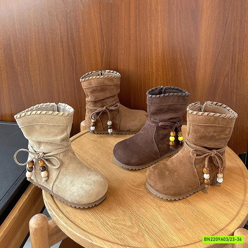 BOOT DA LỘN MIX DÂY BUỘC HẠT